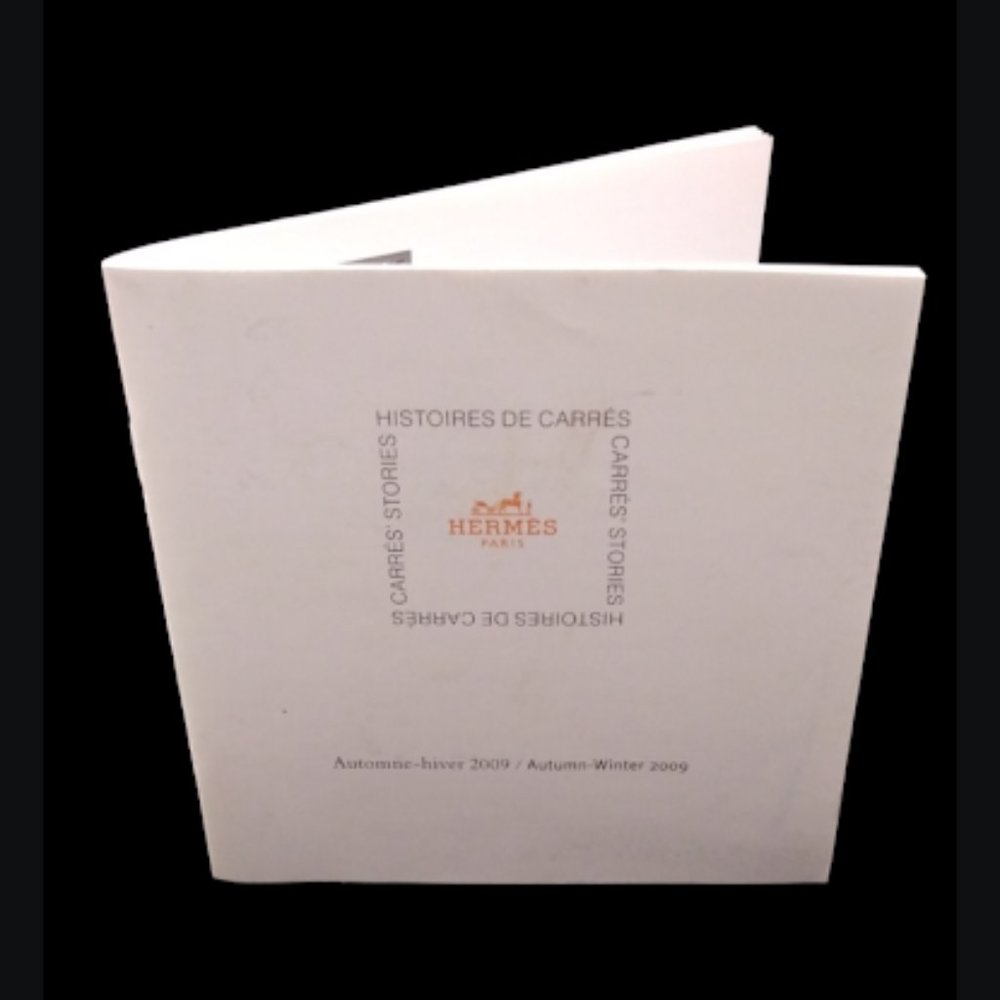 Hermes Scarf Booklet Autumn Winter 2009 English and French